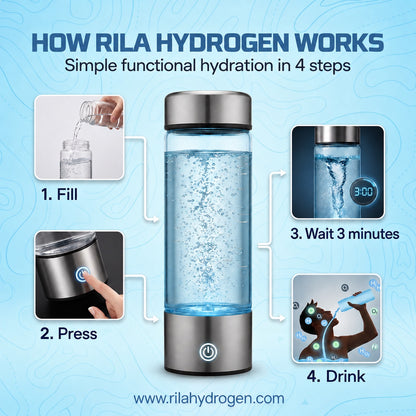 A bottle that makes water “alive” in 3 minutes, helping you feel 10 years younger