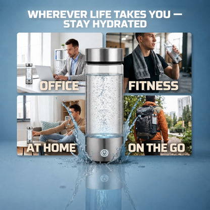 A bottle that makes water “alive” in 3 minutes, helping you feel 10 years younger