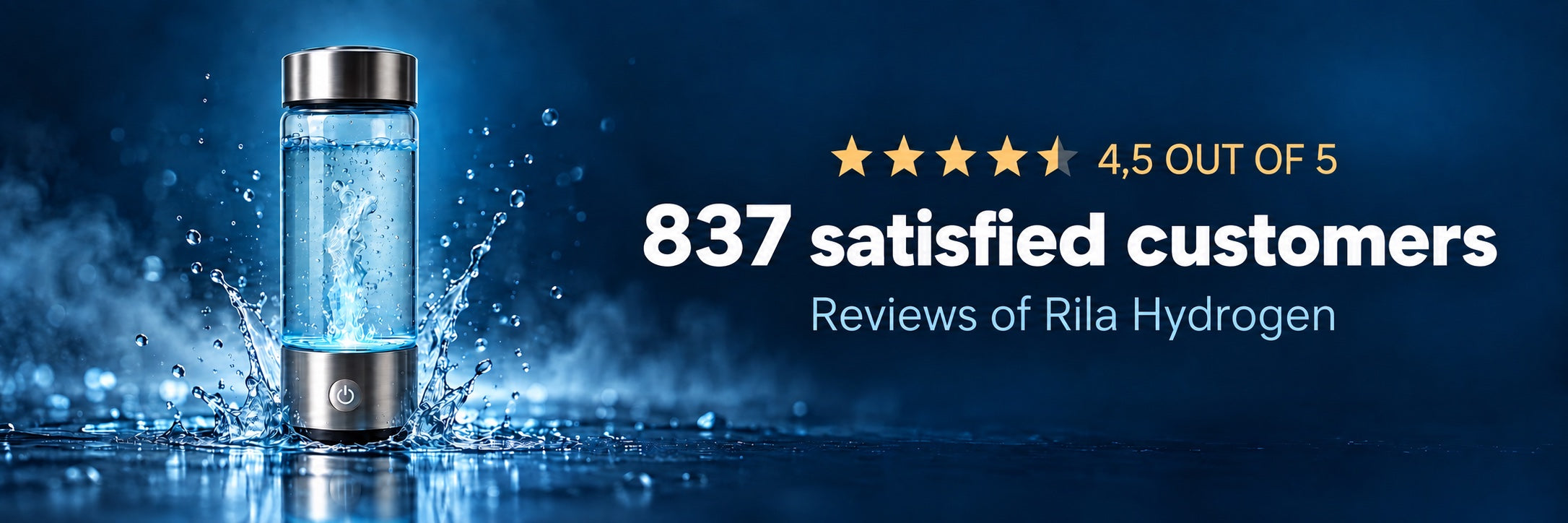 Rila Hydrogen: 4.5 out of 5 — 837 satisfied customers